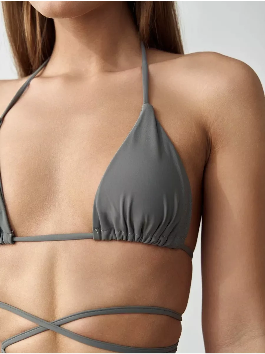 Azura | Swimsuit with triangle ties